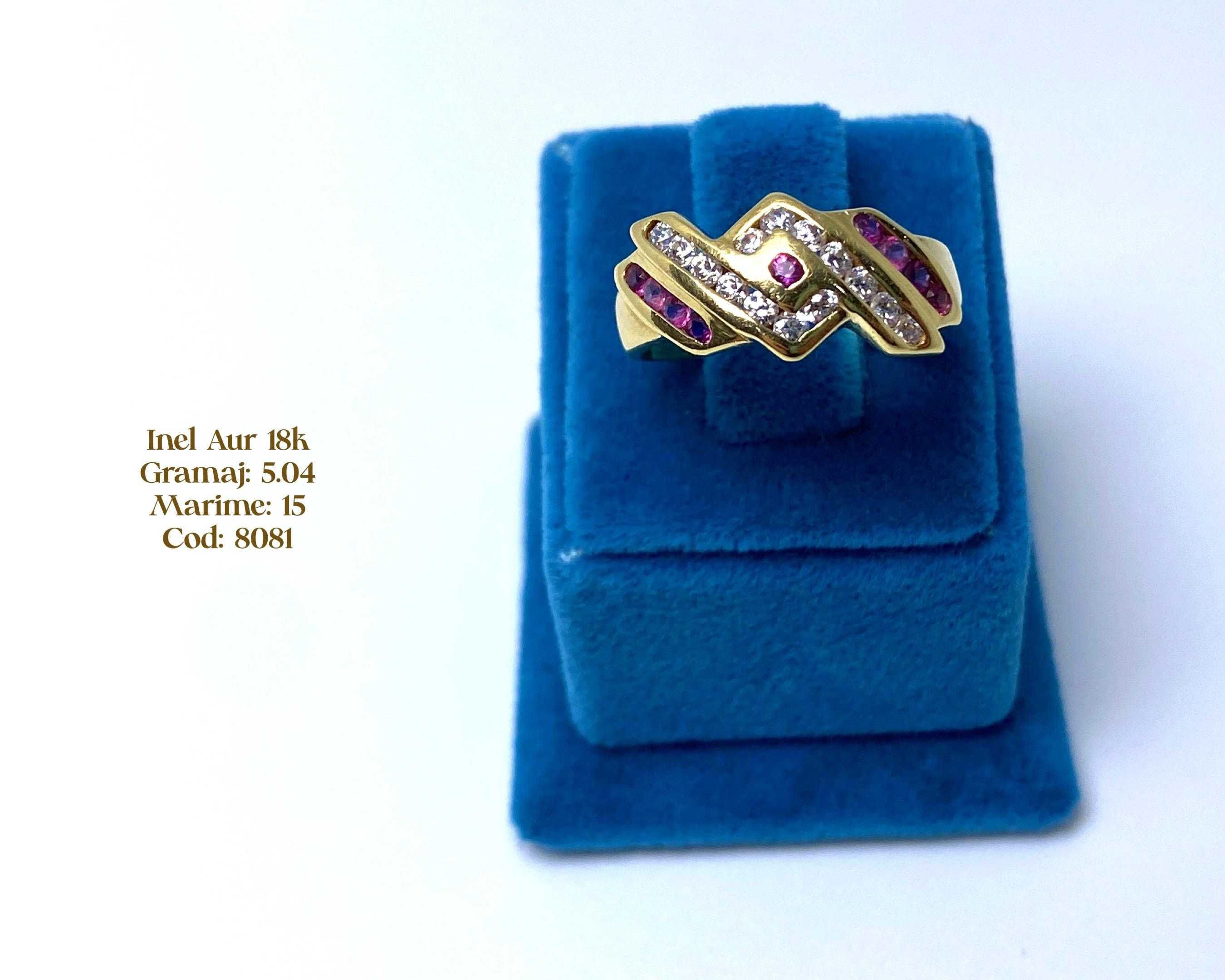 (8081) Inel Aur 18k, 5,04 grame FB Bijoux Euro Gold 360 lei/gr