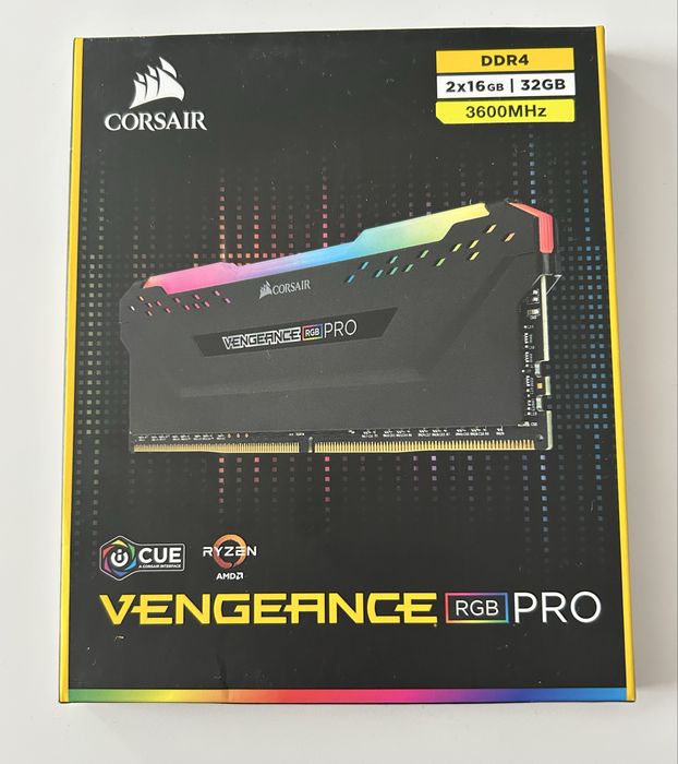 Corsair VENGEANCE RGB PRO 32G DDR4 (2x16GB) 3600MHz CMW32GX4M2Z3600C18
