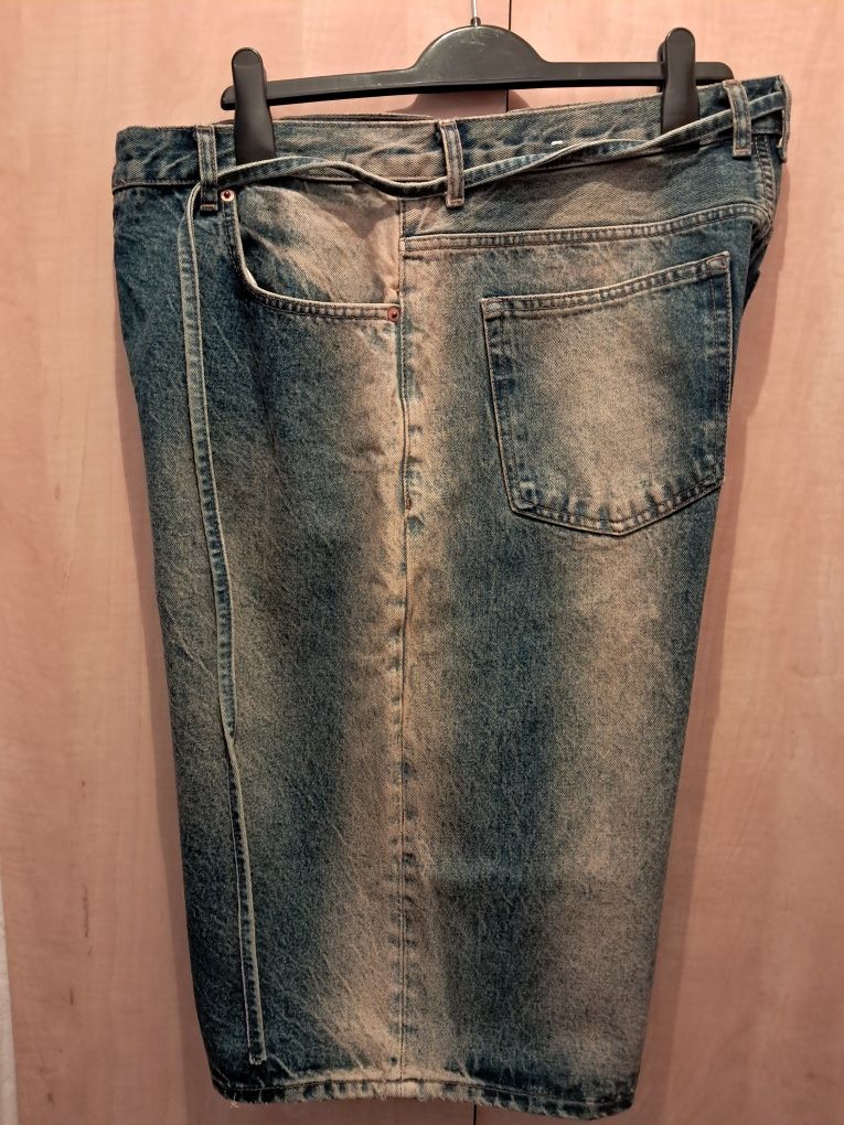 Pantaloni scurti blugi largi Zara. Skates, HipHop, gangsta,