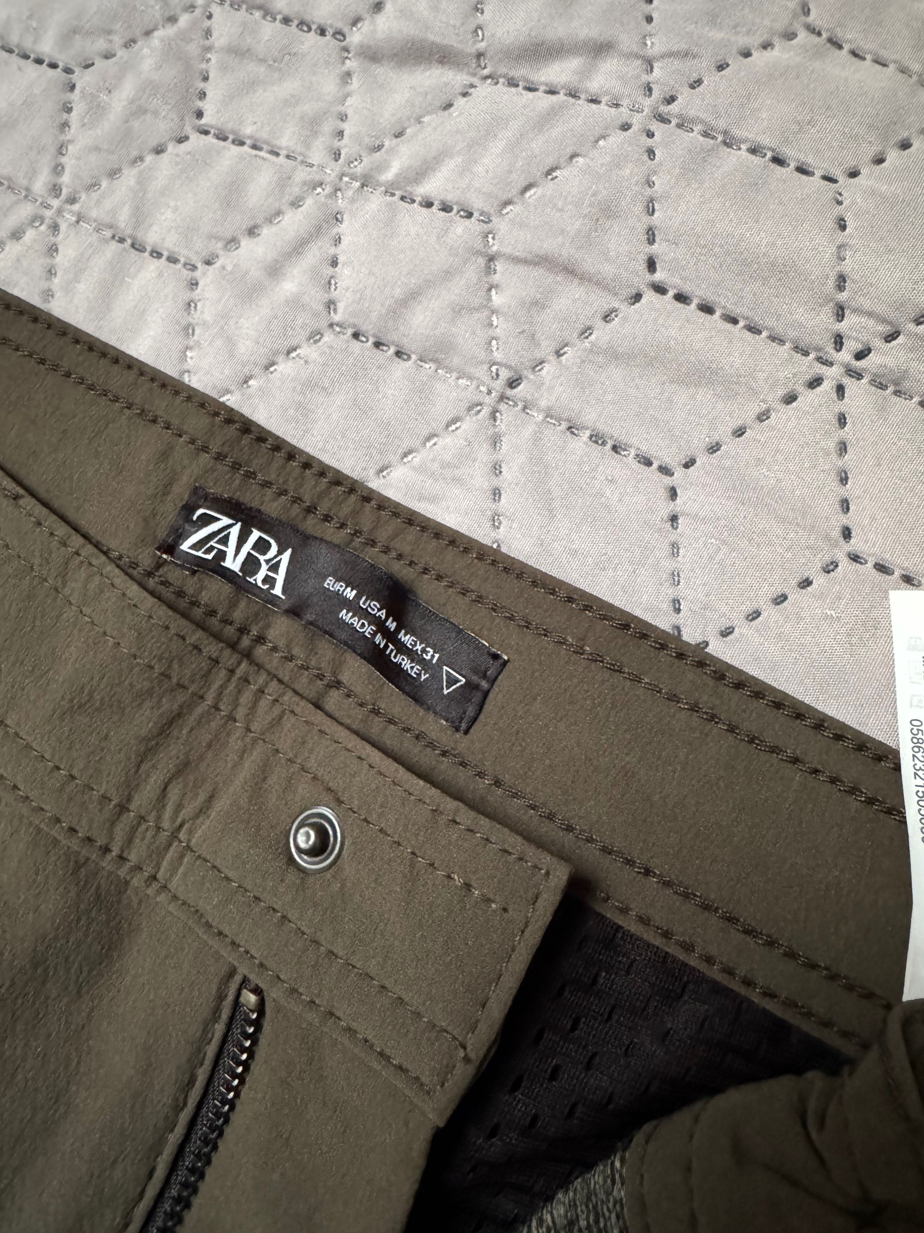 Zara карго спортен панталон за момче зелен и черен 30 лв за бройка