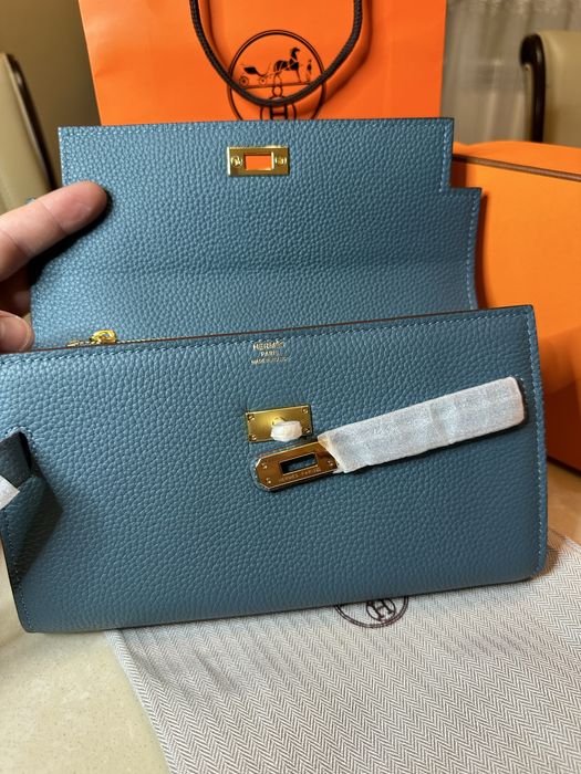 Portofel dama Hermes Blue