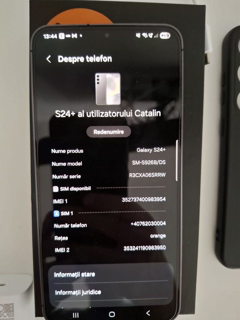 Samsung S24+ 512gbccu garanție ca nou