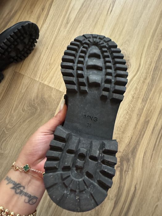 Mocasini din piele Mango