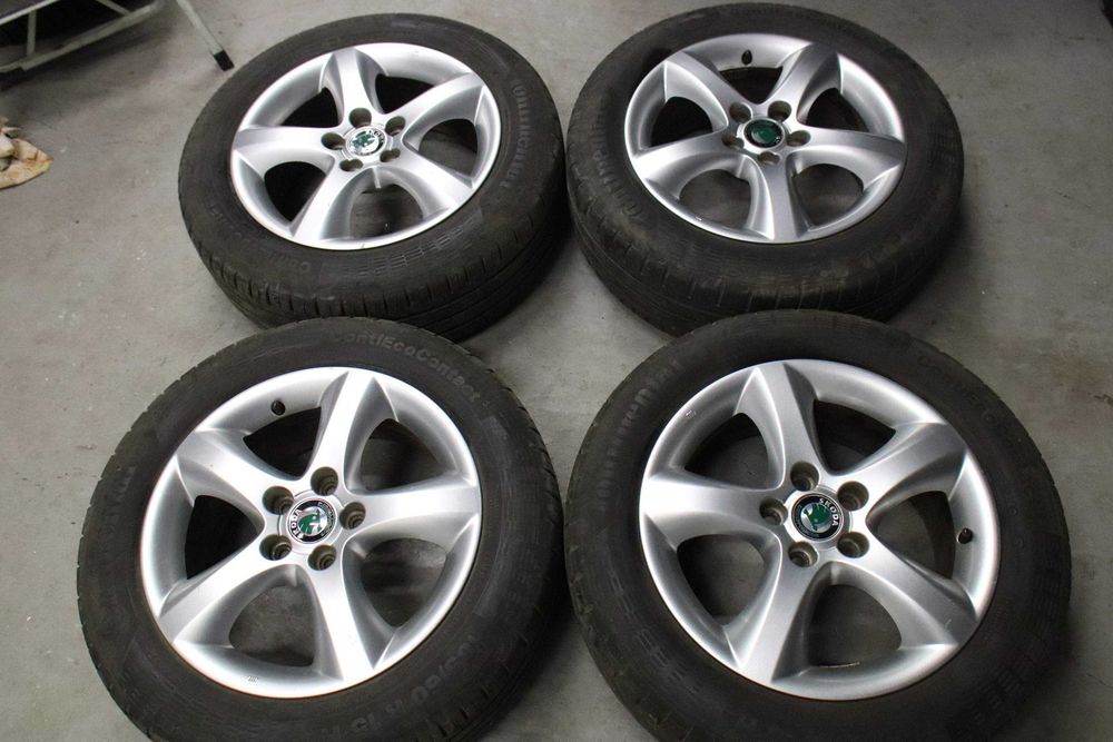 Jante originale Skoda Fabia Rapid VW Polo Seat Ibiza 15 inch 5x100