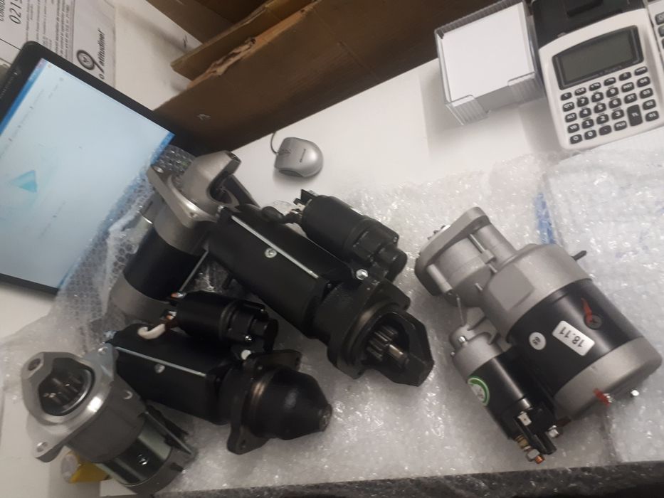 Electromotor cu reductor pentru pornire usoara pentru orice stivuitor
