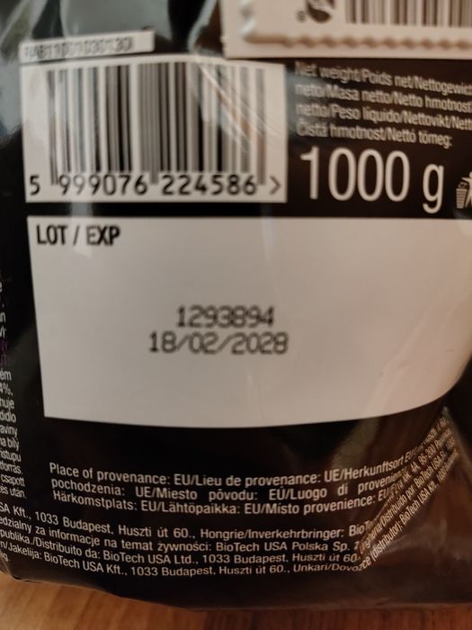 Mass Gainer / Proteine Hyper Mass 1Kg - Vanilie