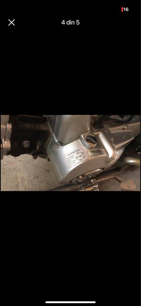 Choper 125 cc pornire buton cat si pedala 4 trepte viteza