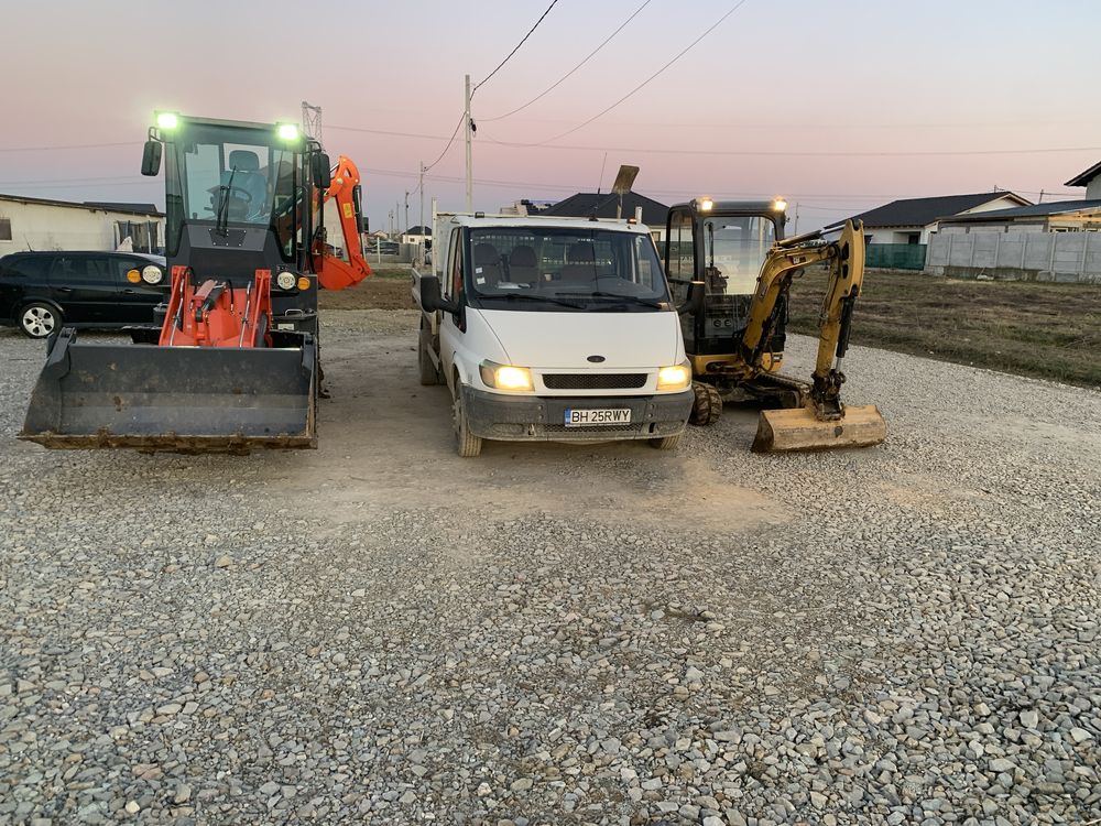 Inchiriez miniexcavator,montaj fosa,sapat,nivelat,canalizari,etc,