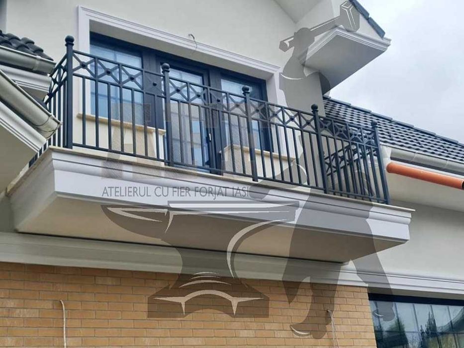Balustrade interior,exterior, vopsire in camp electrostatic