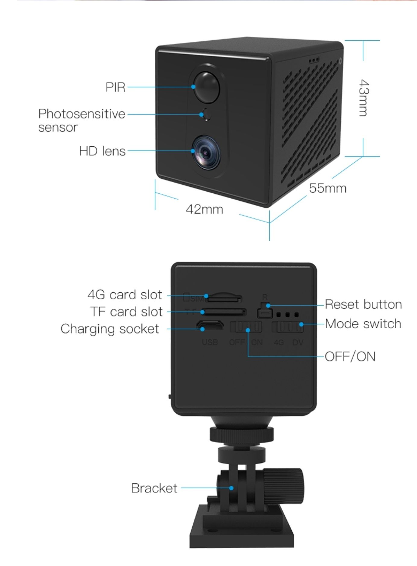 Мини камера.Kamera 4G