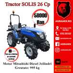Tractor nou Solis CP 4x4  fara cabina 26 Cp Agramix