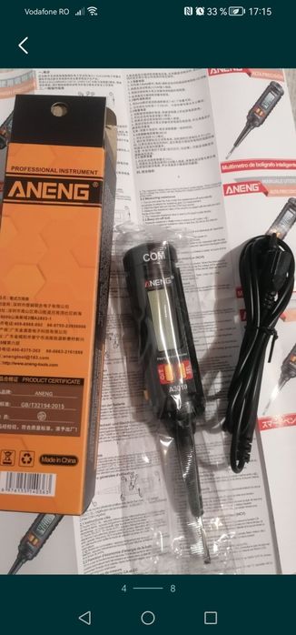 Multimetru tip stilou cu 4000 numere, True-RMS,  nou