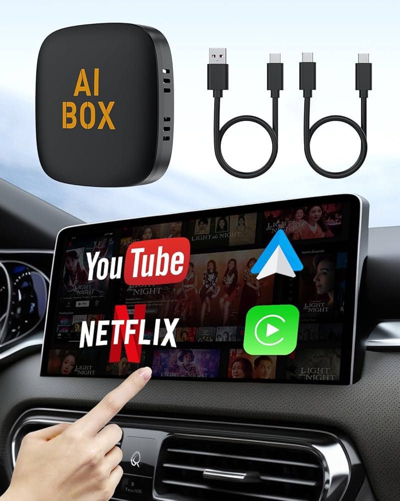 Адаптер за безжичен Carplay и Android Auto с Android OS 13.0/9 YouTube