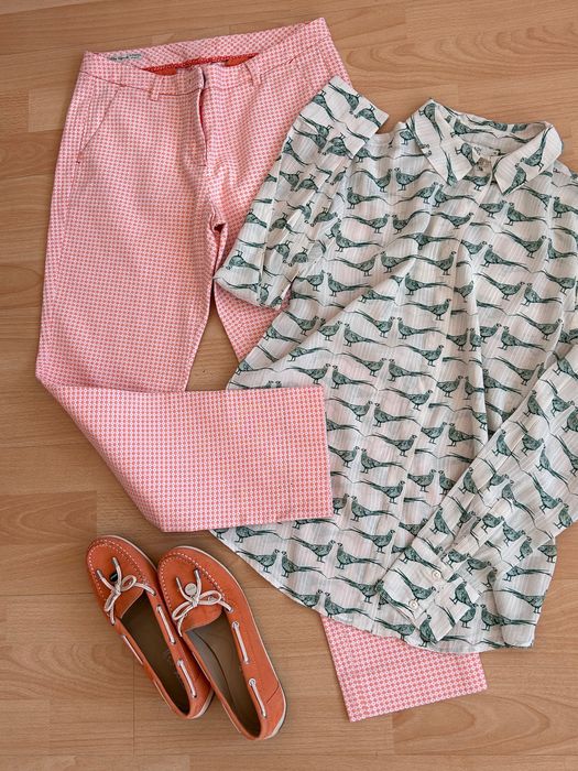 Елегантен дамски панталон Weekend Maxmara и подарък риза Sissy Boy