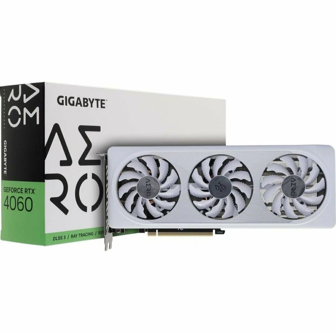 Videokarta Sotiladi Gigabyte Aero RTX 4060 OC 8Gb White