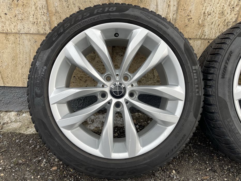 Jante Roti 18 BMW F10 Seria 5 6 Anvelope iarna 245 45 R18 / 275 40 R18