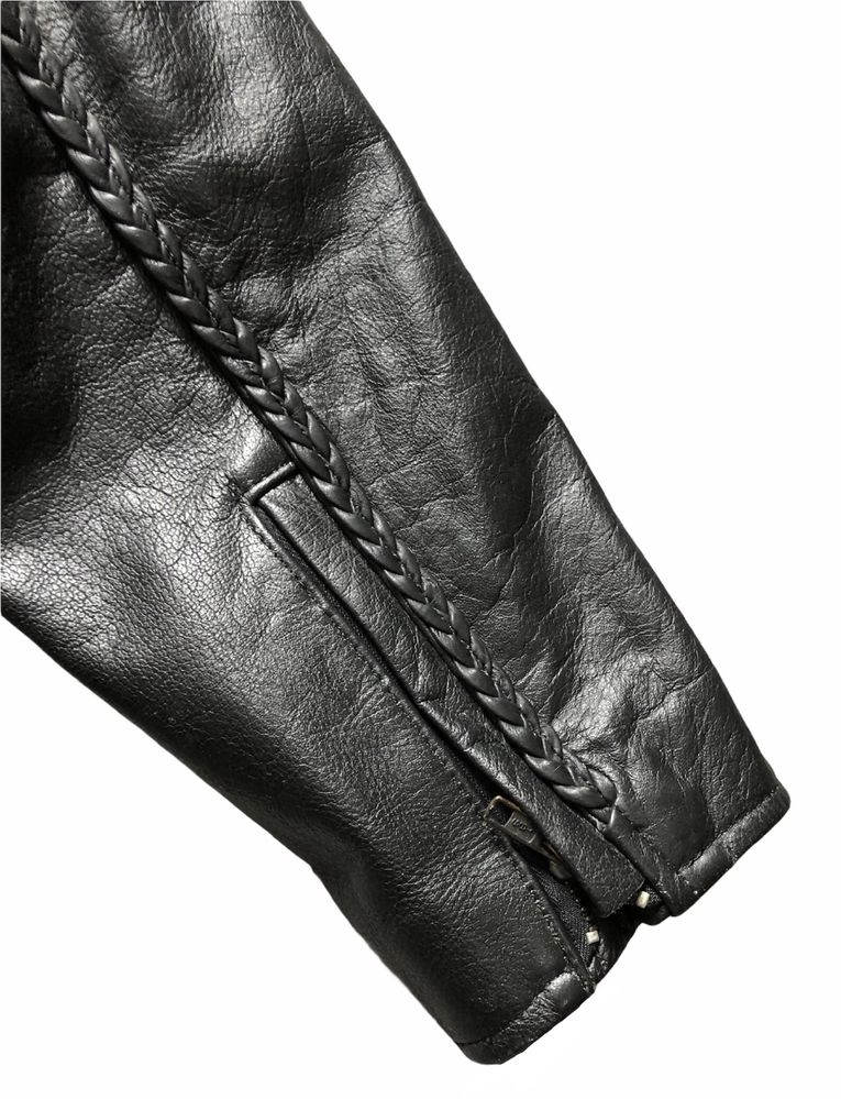 Geaca Piele Naturala HOT LEATHERS Rock Chopper Barbati | XL (Negru)