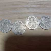 Vand monede de colecție Elizabeth a 2 a 20 pence