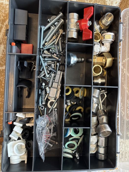 Set 4 cutii depozitare cu accesorii