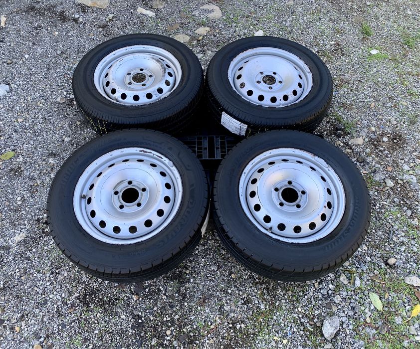 4бр.Джанти 16" 5x118+ГУМИ 205/65/16C за бус Renault Trafic,Opel Vivaro