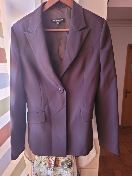 Sacou maro, calitativ, marimea M-L, f.fin