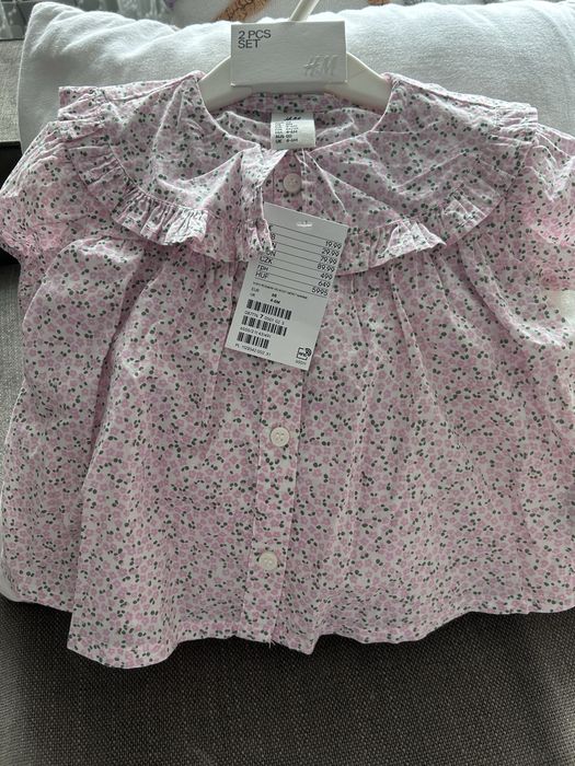Нов К-кт ризка с панталонки H&M, р-р 68