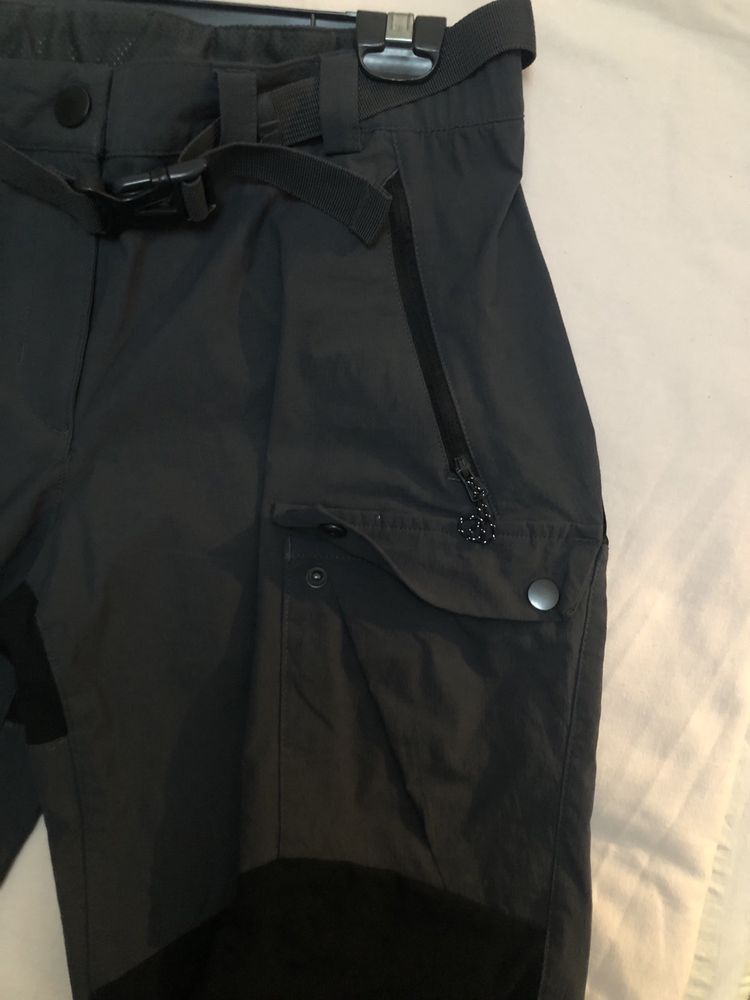Pantalon Rezistent Trekking la munte MT500 Gri Damă