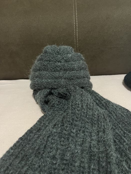 Caciuli angora și fulare lucrate manual