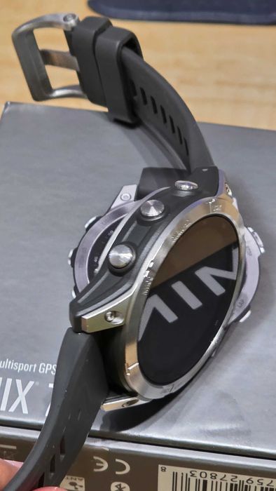 Garmin Fenix 7, 47mm, silver, garantie 1 luna, cutie