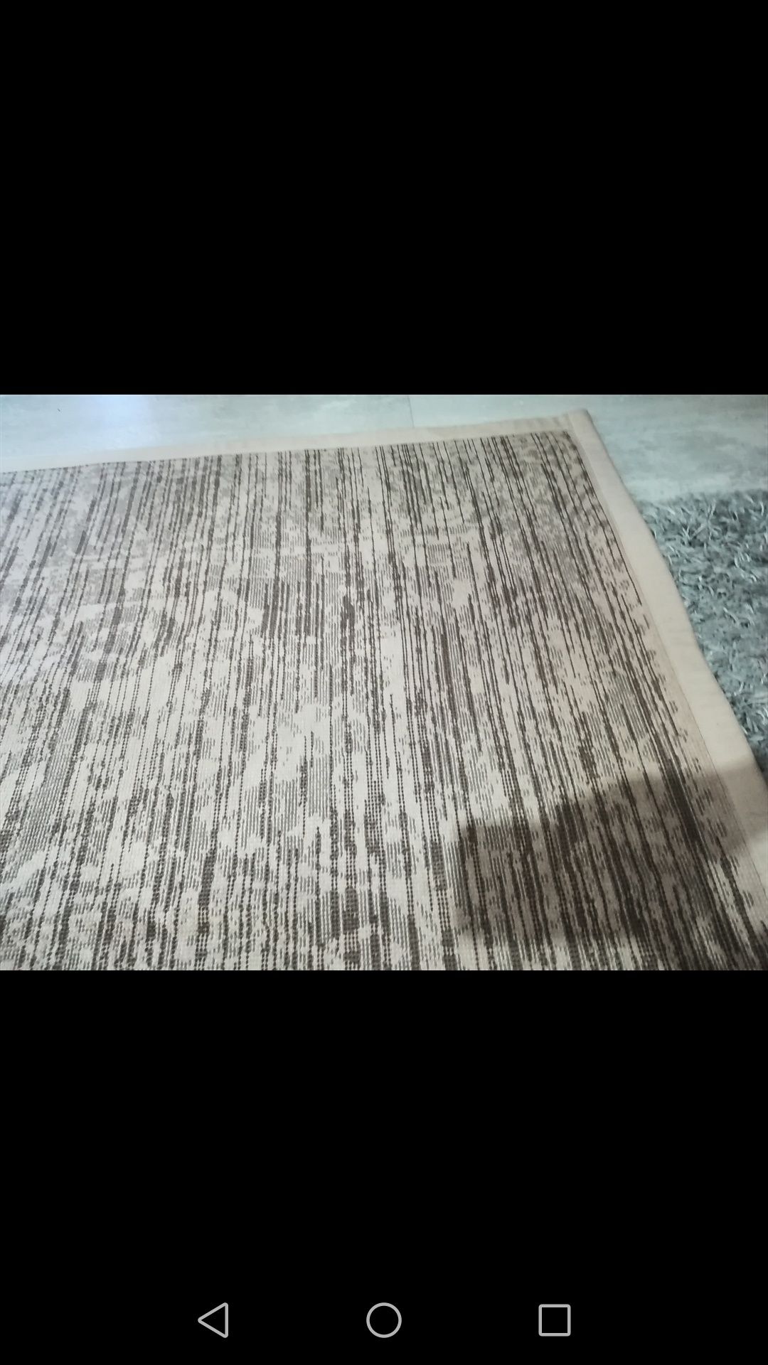 Памучен килим с две лица- 197/133см