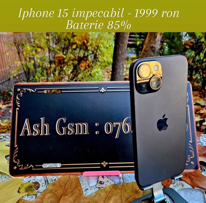 Iphone 15 IMPECABIL la pret fix !