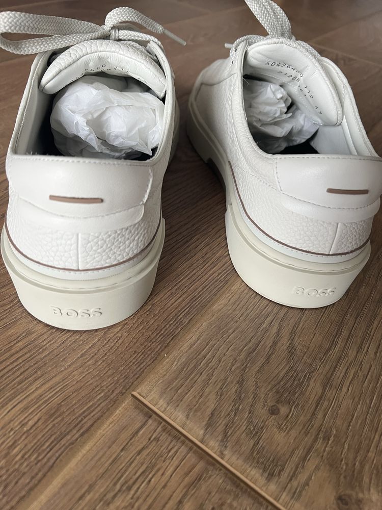 Adidasi BOSS Gary Tenn, piele, marime 43, o purtare
