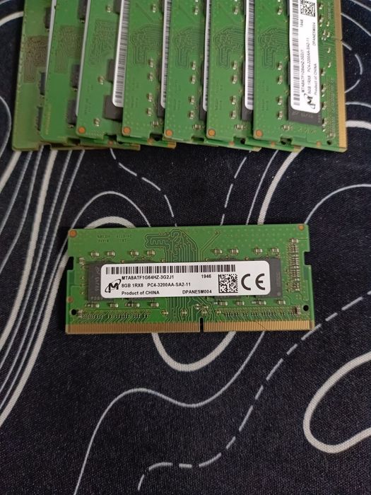 ОЗУ ддр4 8ГБ  для Ноутбука снятые с новых ноутов