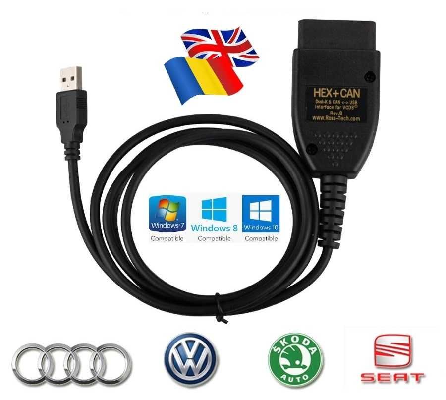 Tester auto VCDS Romana-Engleza VW AUDI SKODA SEAT 25.3