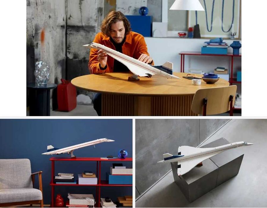 NOU TIP brand L Avion pasageri Concorde Icons 10318 2083pcs 105cm