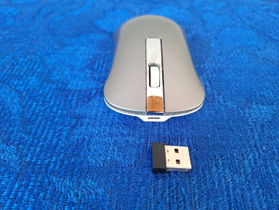 Mouse dual mode Led, wireless ultra slim, Bluetooth, USB, reincarcabil