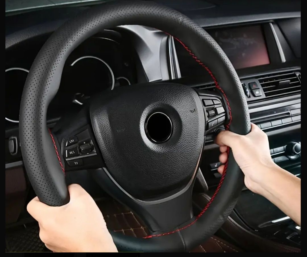 Husa îmbrăcăminte volan din piele normala perforata  sau intoarsa