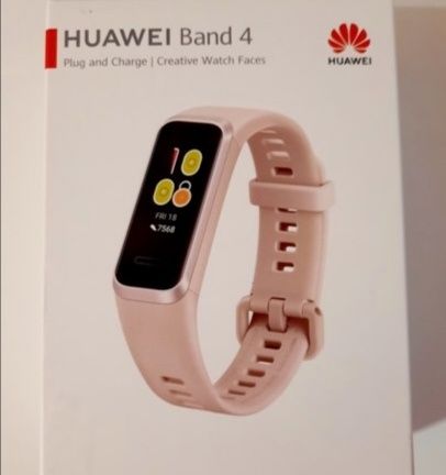 Фитнес браслет розовый Huawei Band 4