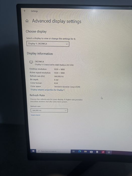Monitor 144hz AOC