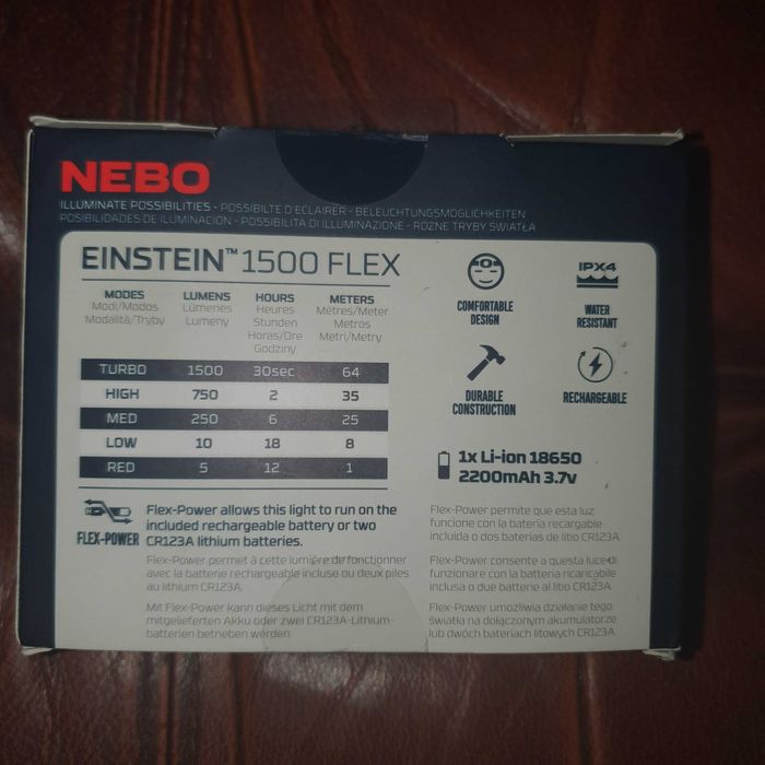 Lanterna de cap Nebo