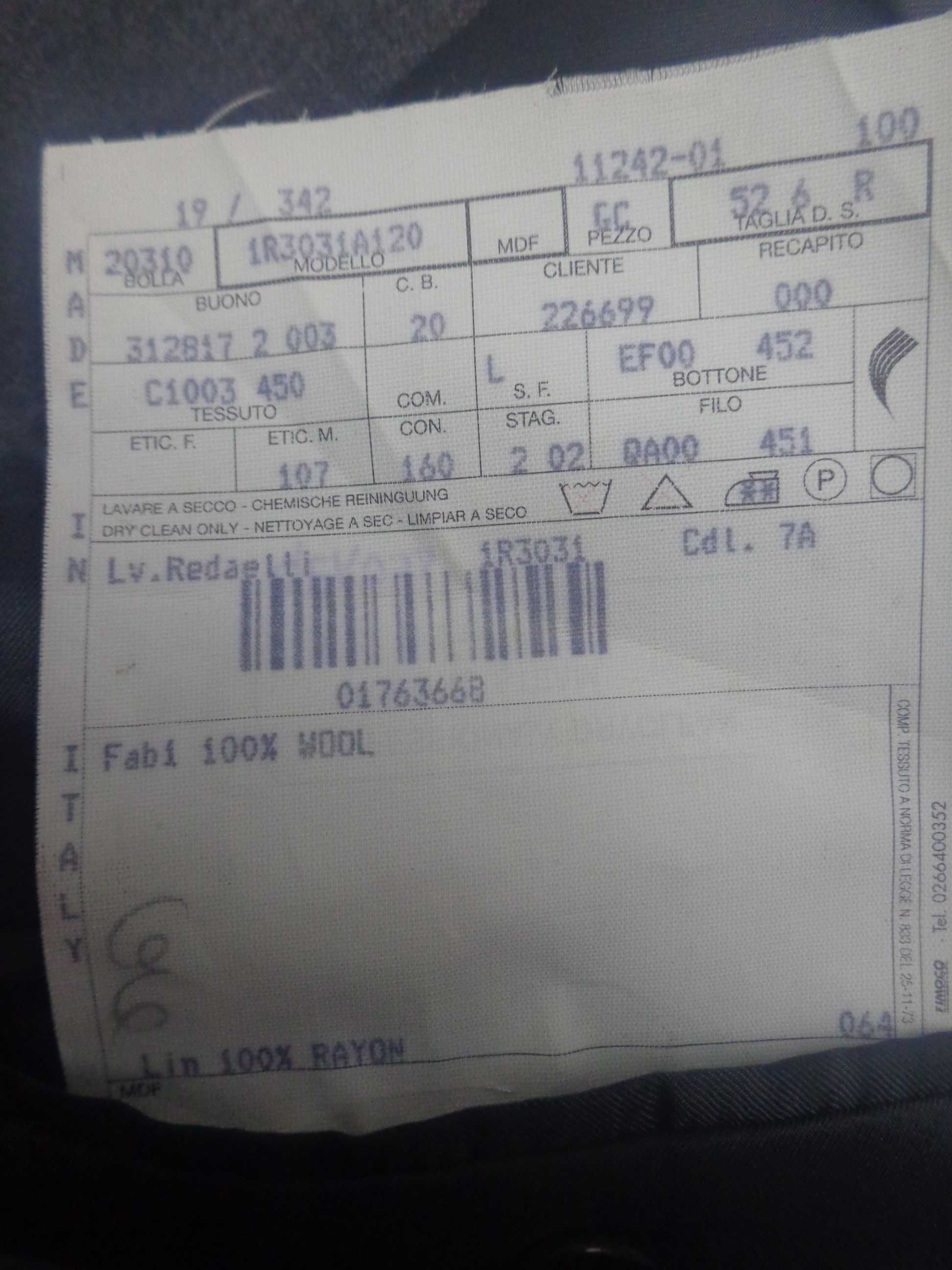 Sacou FENDI Uomo gri marimea  52