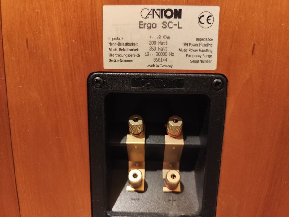 Canton Ergo SC-L (Cherry)