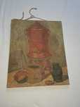 tablou pictura veche ulei pe panza reproducere Chardin 61/49 cm