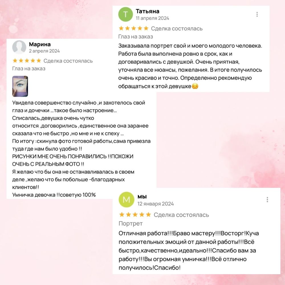 Портрет глаз на заказ
