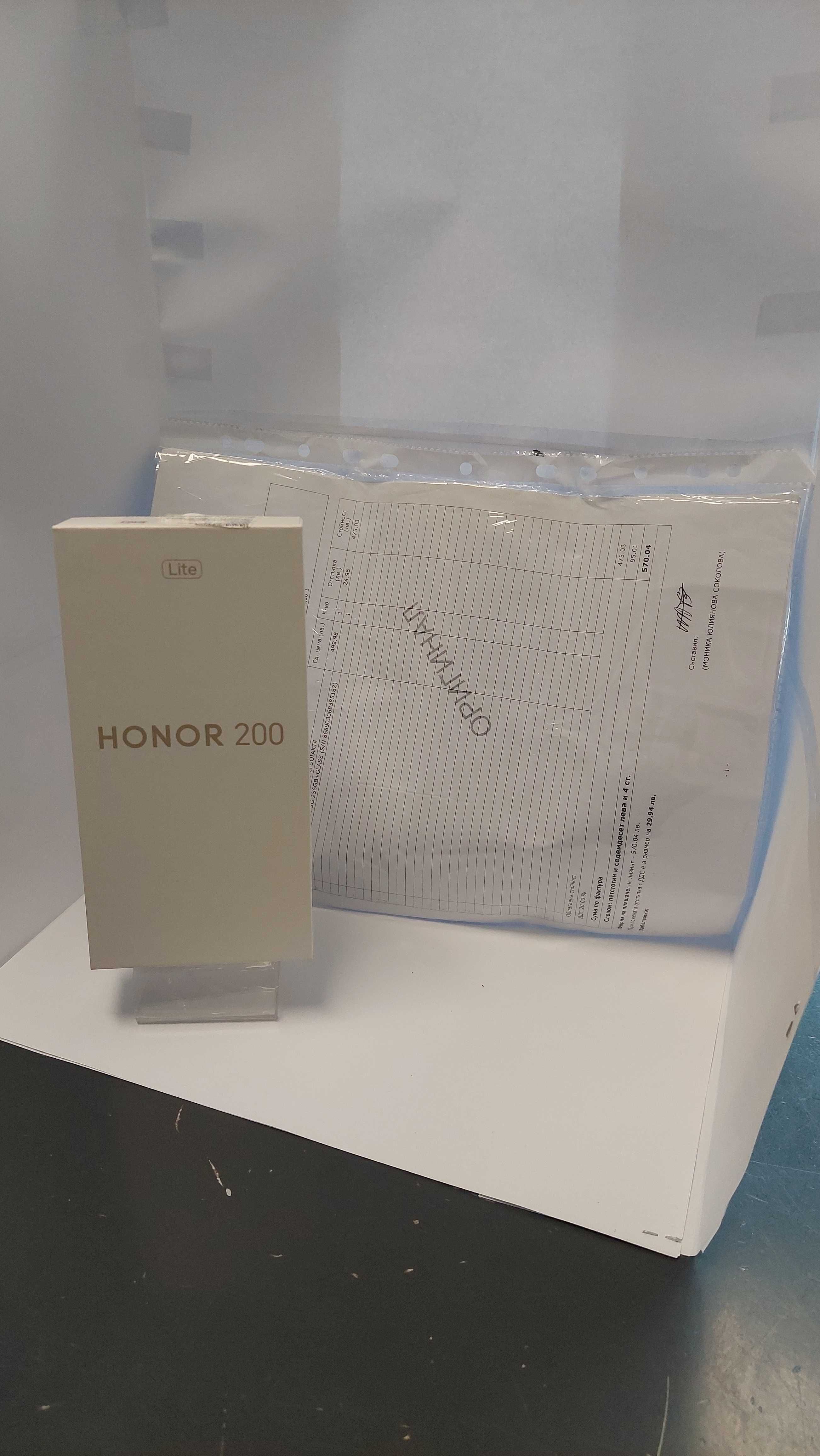 HONOR 200 lite   256 GB Нов Гаранция Кутия