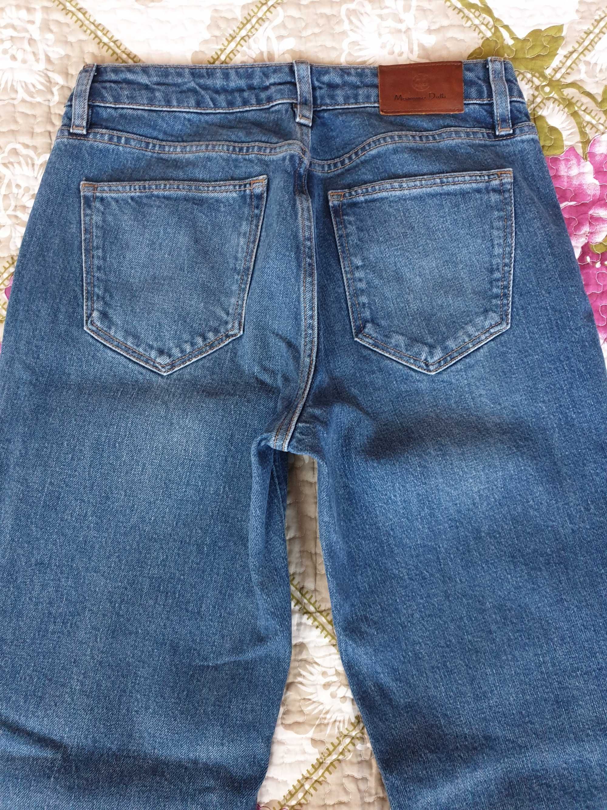 Blugi albastri Massimo Dutti Zara