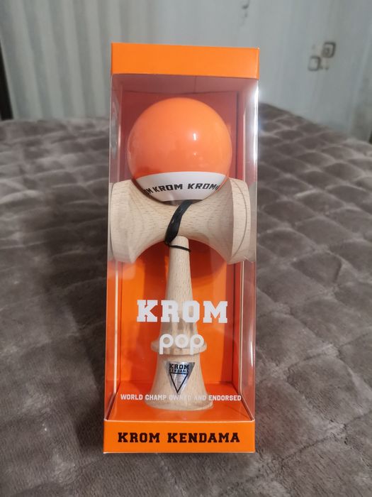 Kendama Krom Sticky Orange - kendama pop krom
