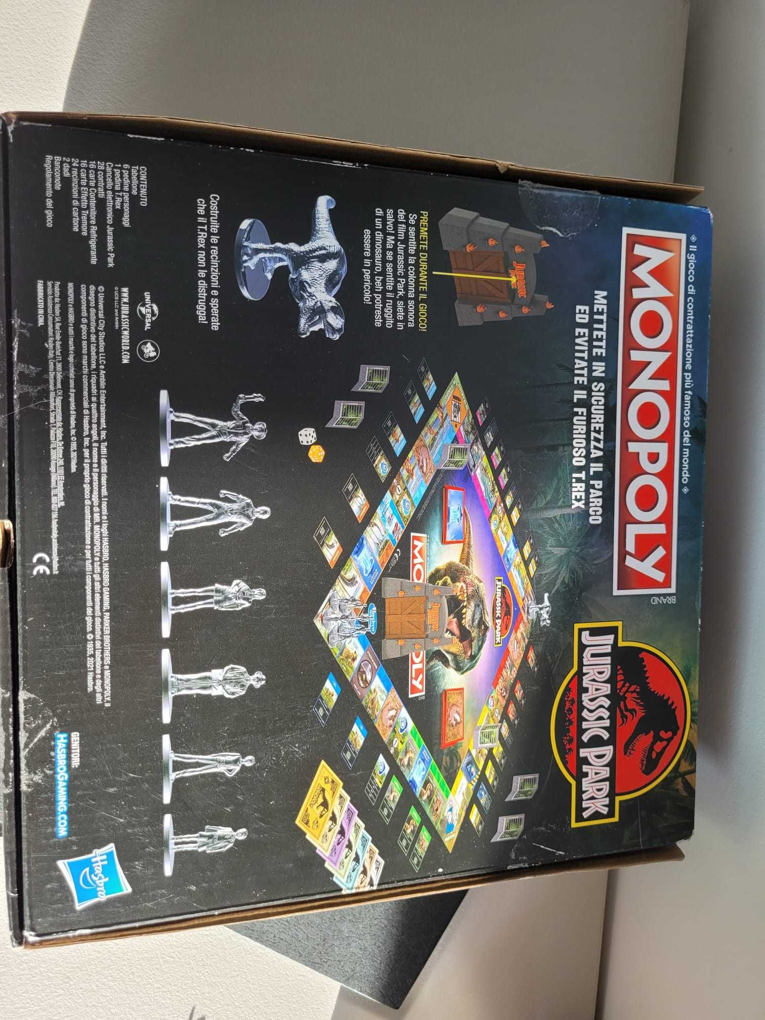 Joc de societate Monopoly: Jurassic Park - Versiune in Italiana
