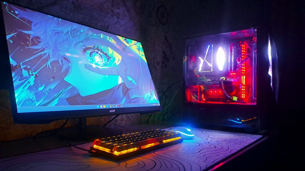 Игровой Компьютер RTX 2060 SUPER 8GB/I7-6700/16GB ОЗУ/SSD 230/165 HZ