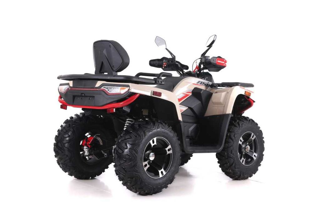 ATV Asix Challenger 300 , 2+1 viteze, crem/rosu, inregistrabil T3B